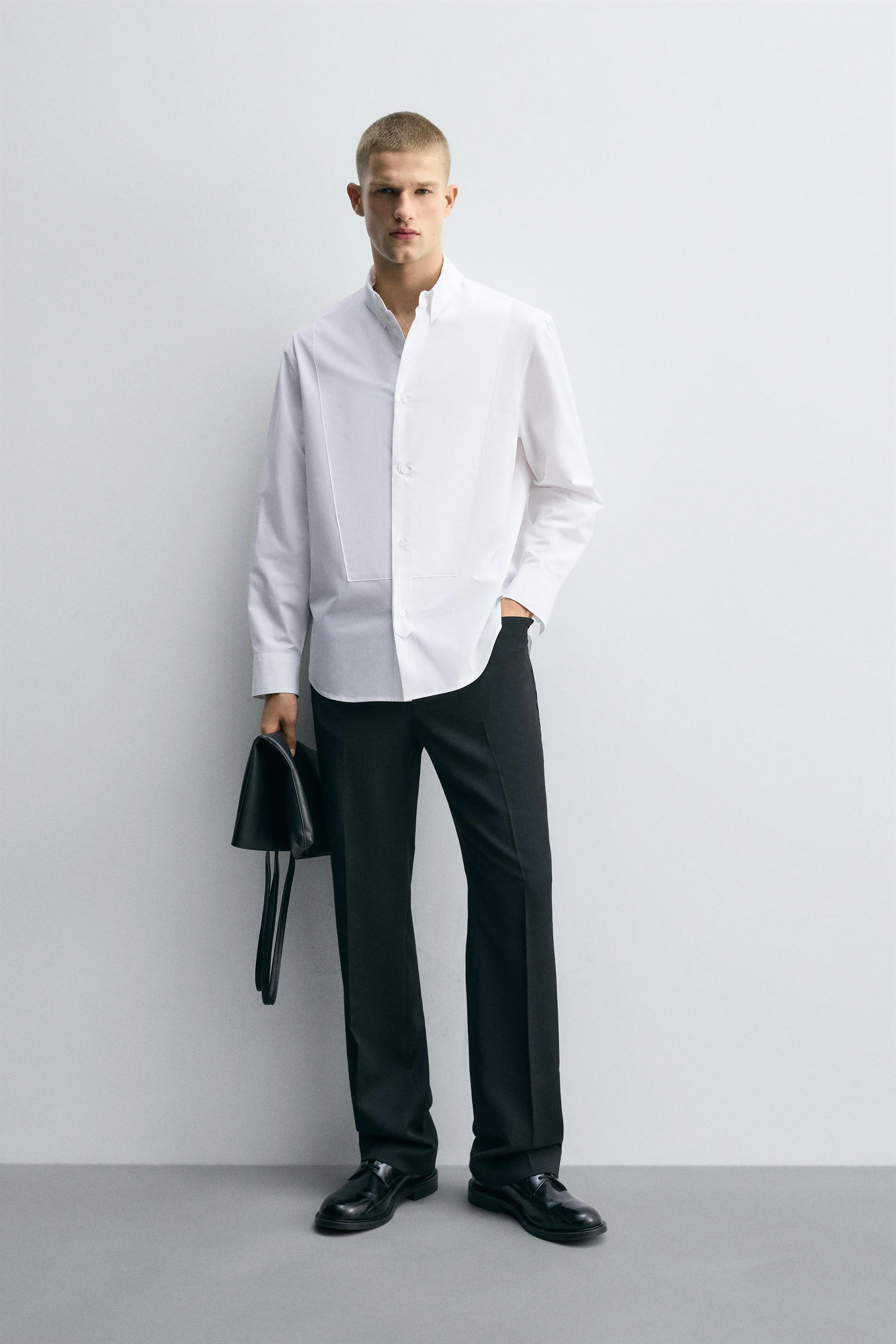SLIM FIT BIB SHIRT